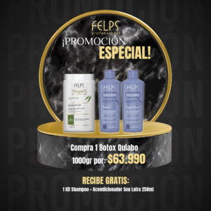 OKRA XBTX Massa 1KG - GRATIS 1 Kit Shampoo + Acondicionador Sou Loira 250ml