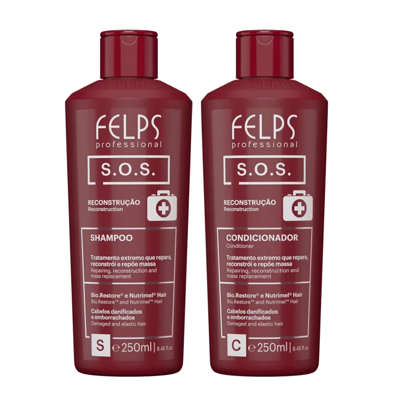 Kit shampoo + Condcionador SOS 250ml